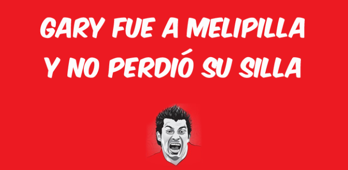 Con esta foto Gary Medel agradeció a sus fanáticos los hilarantes memes