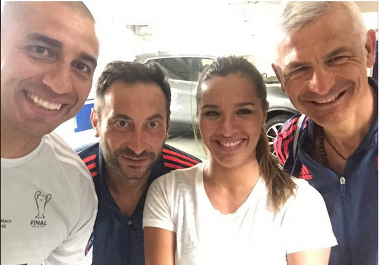 La envidiable foto que compartió Gianella Marengo en la final de la Champions League