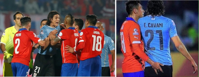 El dedo de Jara: Los hilarantes memes por la provocación del defensa a Cavani