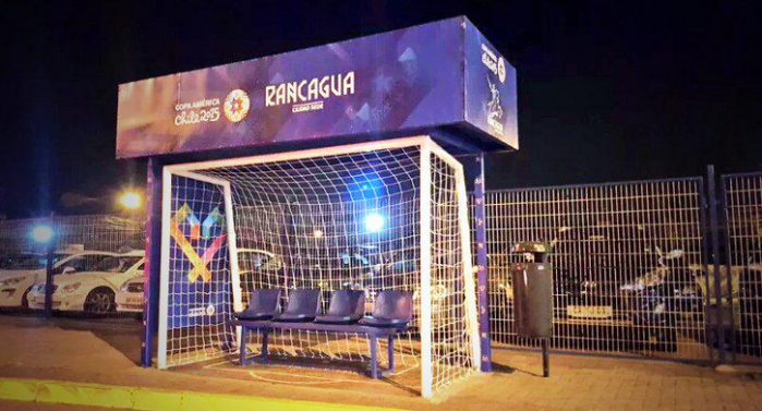 Rancagua la rompe con nuevos paraderos para la Copa América 2015