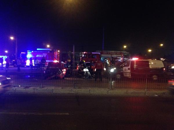 Hombre resultó muerto tras impactar su vehículo contra barrera de contención en Maipú