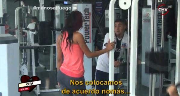 Coqueteo entre participante de 