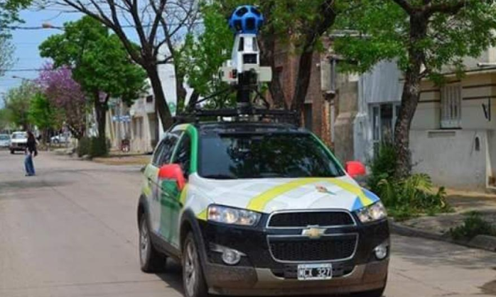 Sorprendente: Auto de Google Street View chocó en su paso por Uruguay