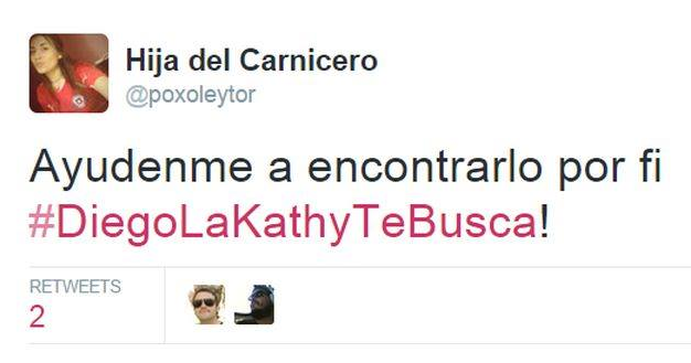 #DiegoLaKathyTeBusca: Conoce la nueva cruzada romántica que se tomó Twitter