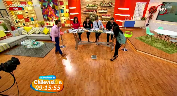 Pamela Díaz se pesó en vivo en matinal de CHV: Decidió iniciar una dieta