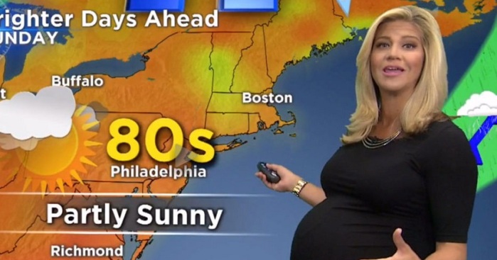 La fuerte carta de meteoróloga embarazada de gemelas: Se reían de su figura