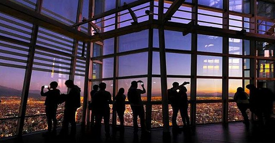 Osado grabó el sismo a 300 metros de altura en el mirador del 