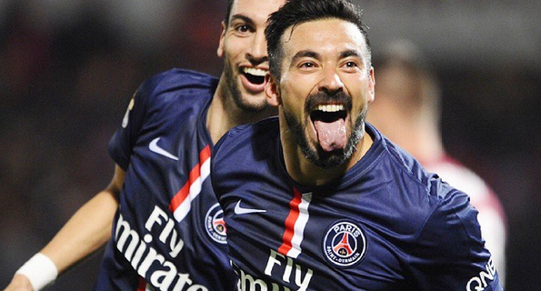 Filtran fotos del argentino Ezequiel Lavezzi en ropa interior femenina