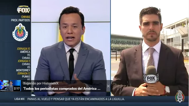 Periodista de Fox Sports fue atropellado durante transmisión en vivo