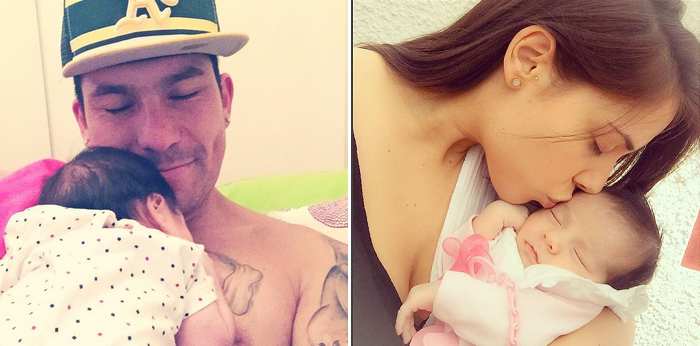 Novia de Gary Medel comparte foto para comprobar el parecido que tiene con su hija
