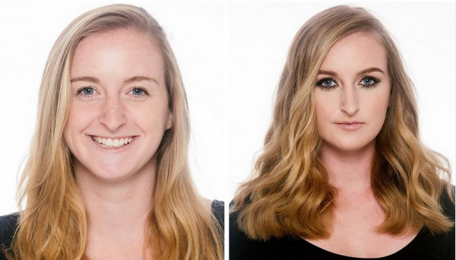 ¿Cómo lucirían mujeres comunes maquilladas como celebridades?