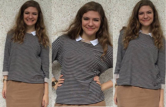 La suspendieron porque su falda era 