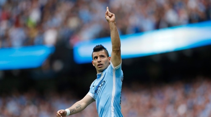 Agüero marcó 5 goles en 20 minutos en nueva goleada del City de Pellegrini