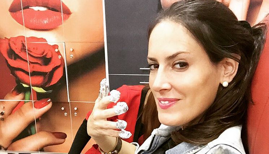 A lo Miley Cyrus: Adriana Barrientos presentó su nueva e inusual mascota