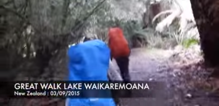 Estaban cruzando el último puente colgante de su trekking: Así terminó la aventura