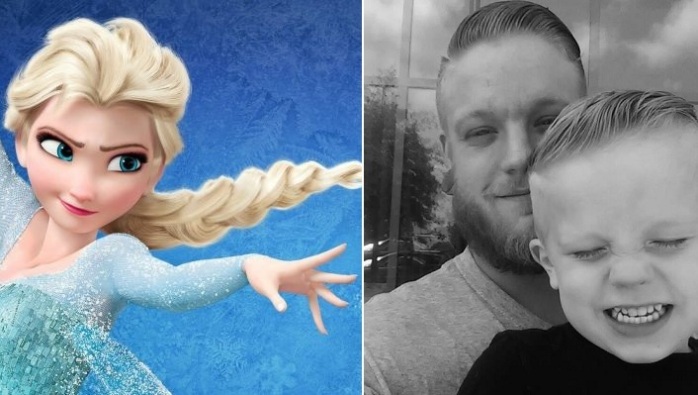 El conmovedor mensaje del hombre que dejó que su hijo se disfrazara de Elsa