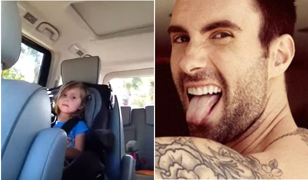 La reacción de una niña al enterarse que Adam Levine se casó es viral