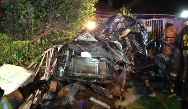 Una víctima fatal y un herido en riesgo vital dejó accidente de tránsito en Las Condes