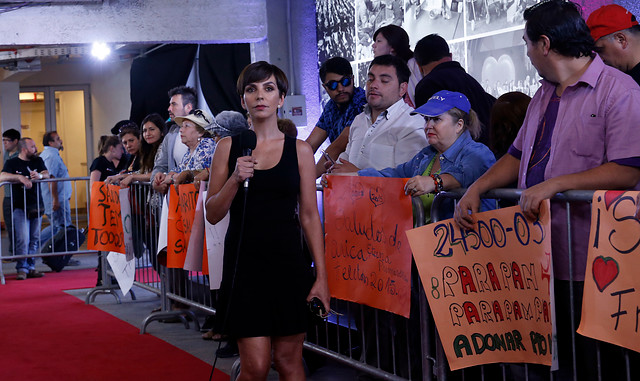 Francisca García Huidobro se reencontró con antiguo pololo en alfombra roja de la Teletón