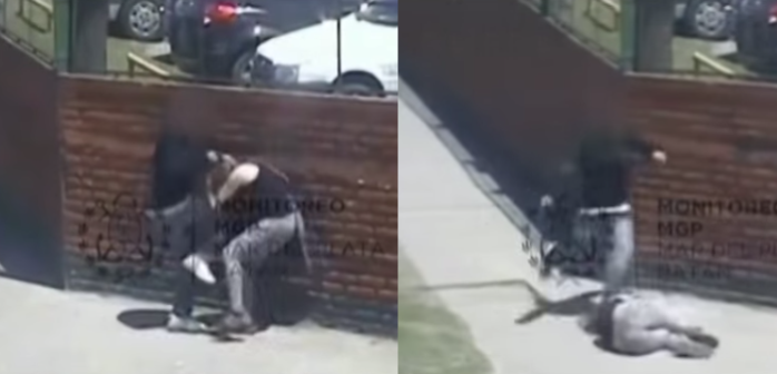 Mujer recibió brutal golpiza de parte de su novio ante indolentes testigos