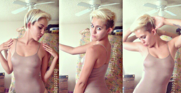 ¿Separadas al nacer? Mesera sorprende con impactante parecido a Miley Cyrus