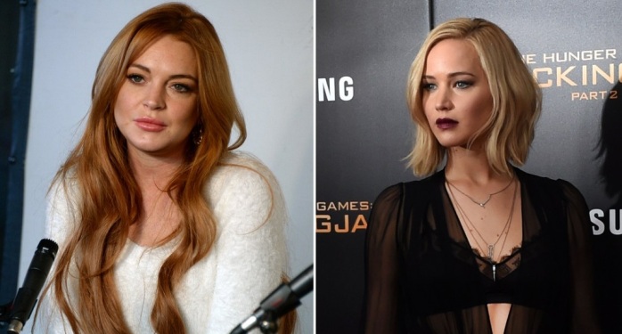 Lindsay Lohan indignada con Jennifer Lawrence por broma sobre sus adicciones