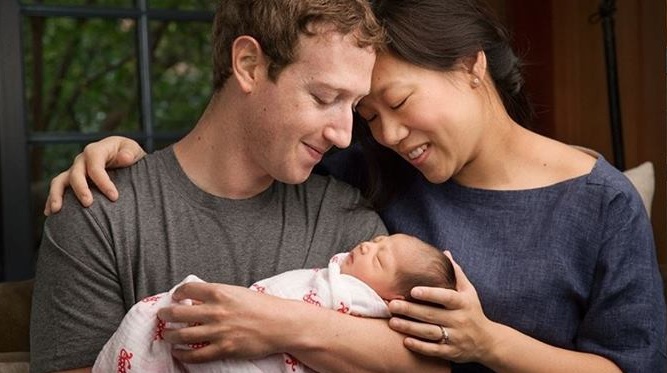 No se aguantó: Mark Zuckerberg conmueve con tierna foto junto a su bebé