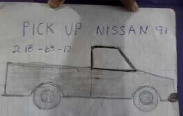 Pidió ayuda para encontrar auto robado con un dibujo: Desató ola de memes