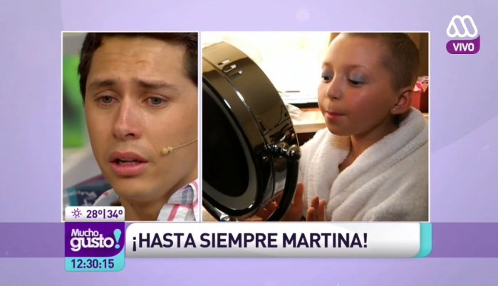 Así se despidió Karol Dance de su fallecida ahijada con cáncer, Martina