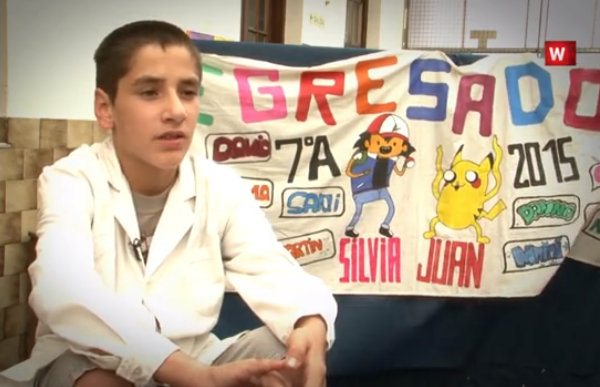 Luchador: Este niño argentino logró terminar la escuela viviendo en un auto