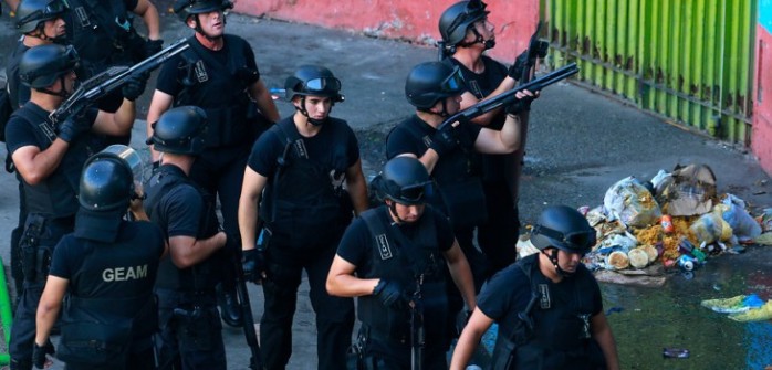 Cientos de armas, parrilllas y televisores dejó allanamiento en ex Penitenciaría