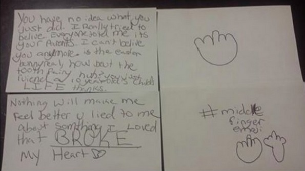 La furiosa respuesta de niña al enterare que el Viejito Pascuero no existe