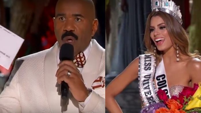 Steve Harvey y Miss Colombia se reencontrarán en entrevista tras error en Miss Universo