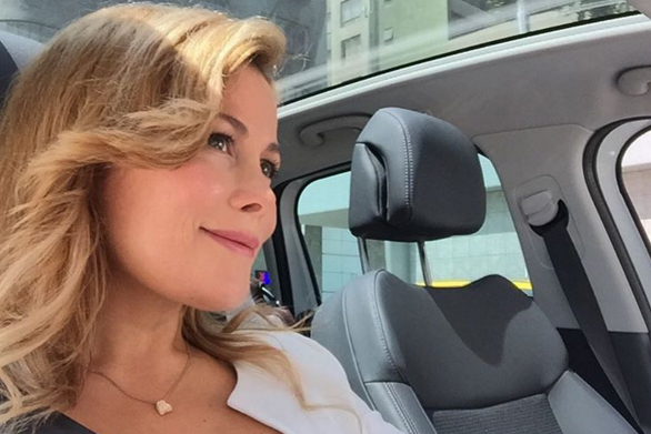 Cathy Barriga compartió dulce foto con 20 semanas de embarazo