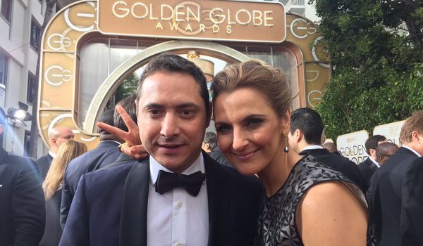 El precioso vestido con el que Antonia Zegers encantó en los Globos de Oro