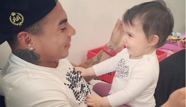 Mira la divertida y celosa reacción de la hija de Eduardo Vargas