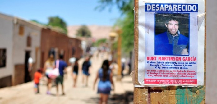 Brigada internacional reiniciará búsqueda de Kurt Martinson en San Pedro de Atacama