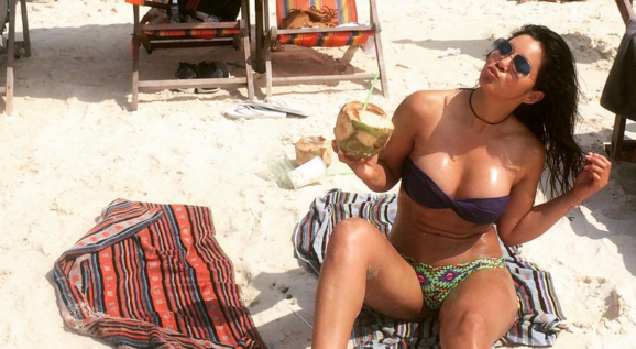 La sexy foto semidesnuda que Mariuxi Domínguez subió a Instagram y después borró