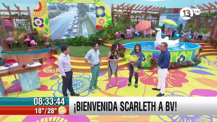 Debut: Así fue el cálido recibimiento a Scarleth Cárdenas en 