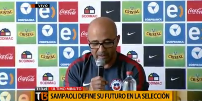 El impasse que vivió Sampaoli en cuestionada conferencia de prensa