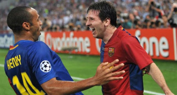 Thierry Henry rendido ante Lionel Messi: 