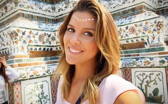 Las sensuales vacaciones de Catalina Vallejos