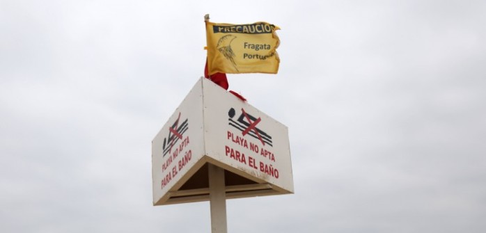 Las 17 playas cerradas por presencia de fragata portuguesa