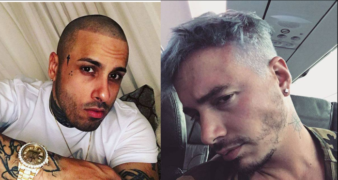 Nicky Jam arrasa con broma que le jugó a su amigo J. Balvin: Imitó su look