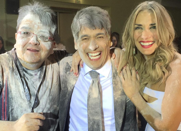 El motivo por el cual los animadores de Viña terminaron todos empolvados