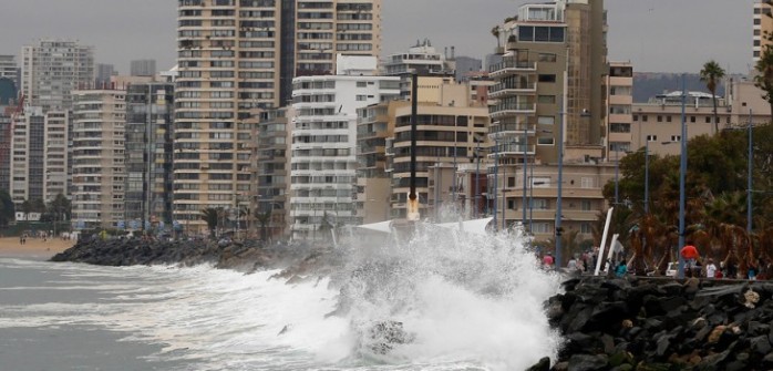 Armada anuncia marejadas para este miércoles desde Arica hasta el Golfo de Arauco