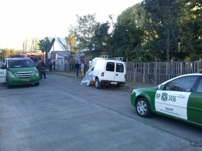 Conductor muere atropellado por su vehículo mientras intentaba arreglar panne en Temuco