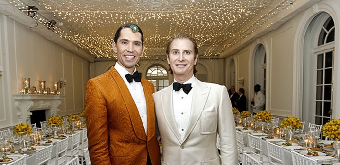 Di Mondo y el empresario Eric Javits celebraron sus diez años de relación en Nueva York