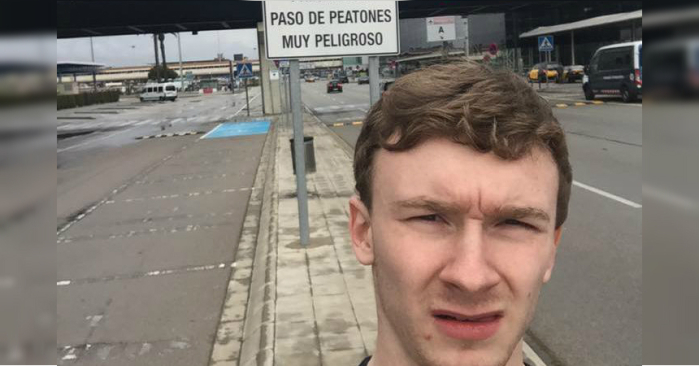 Joven salió a 'carretear' en Inglaterra y terminó en España: ¡no recuerda cómo!