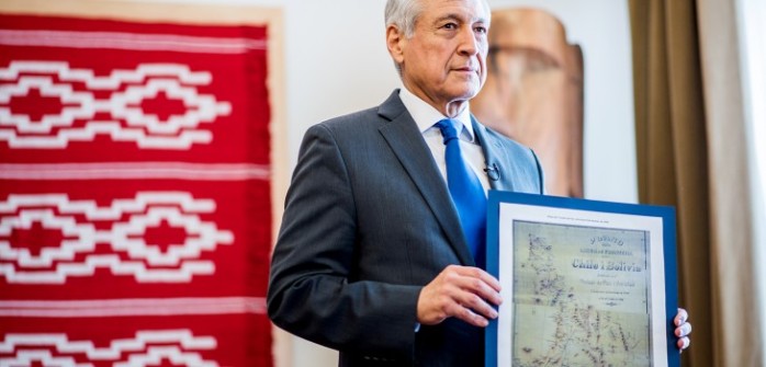 Cancillería chilena replica arremetida de Bolivia por Silala con inédito mapa de 1904
